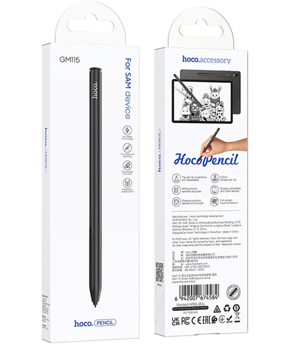 Touch Pen HOCO GM115, Svart