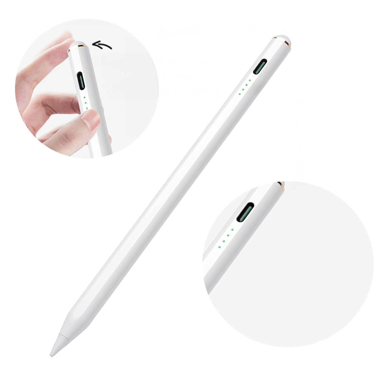 Touch Pen Joyroom JR-X9S för Apple iPad, Aktiv version, Vit