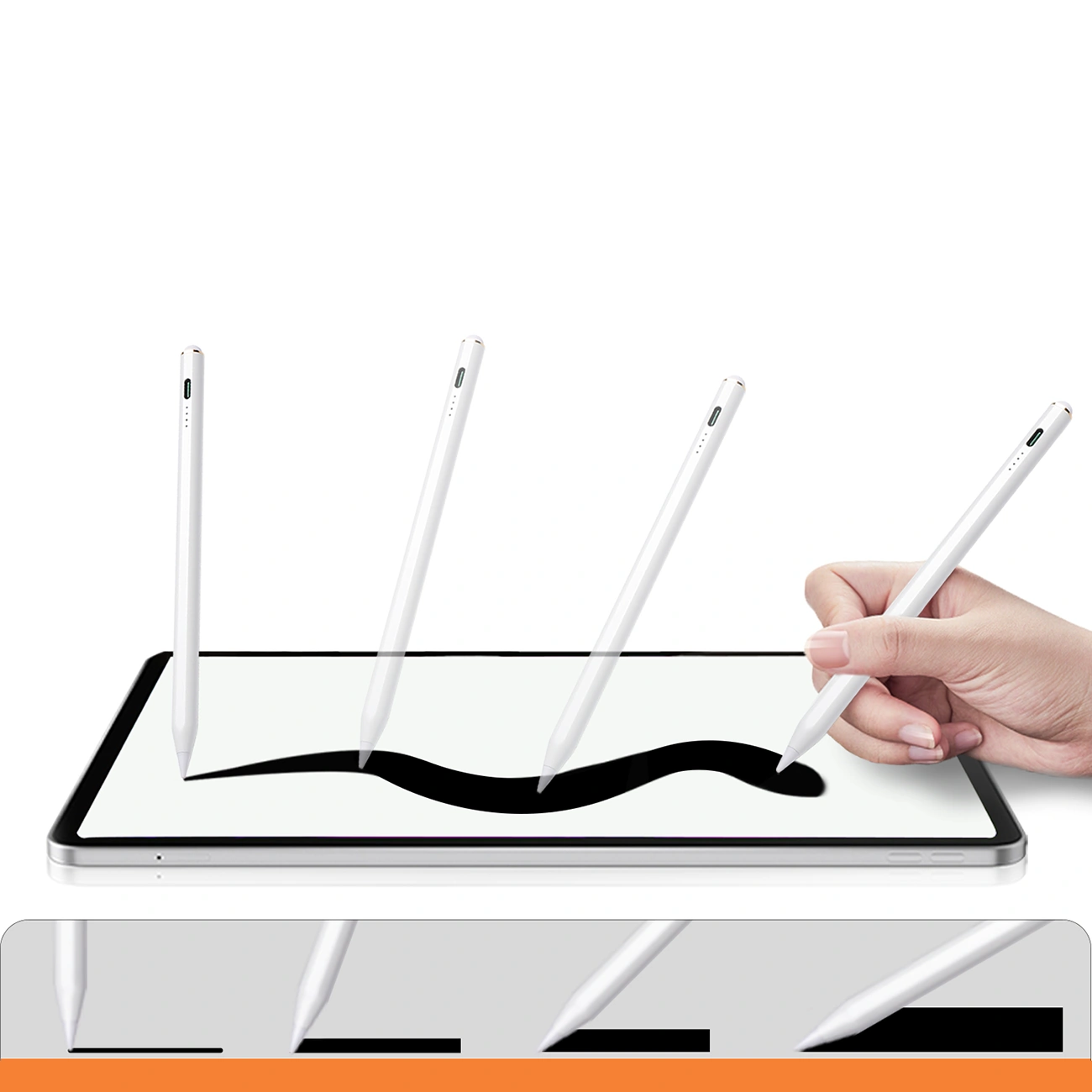 Touch Pen Joyroom JR-X9S för Apple iPad, Aktiv version, Vit