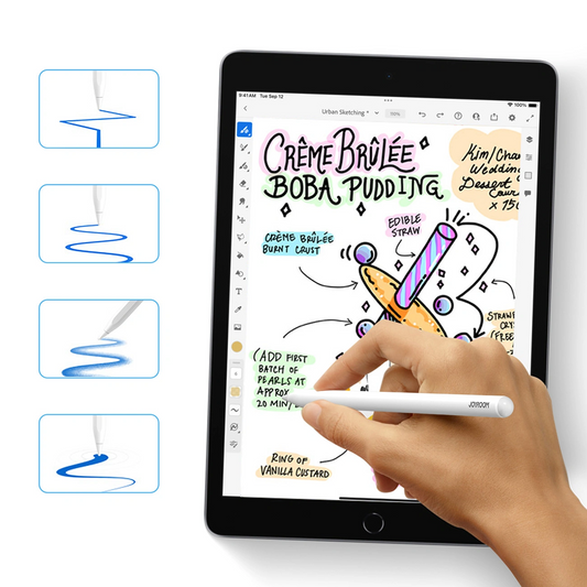 Touch Pen Joyroom JR-X9S Pro för Apple iPad, Aktiv version, Vit