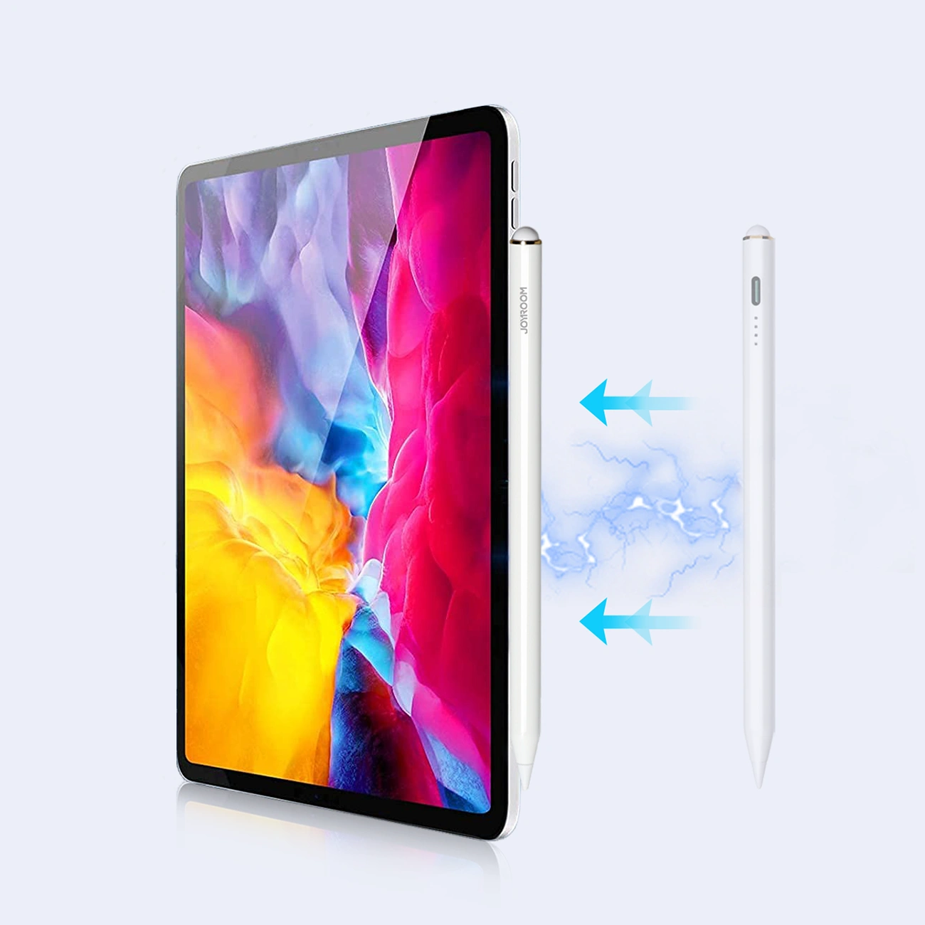 Touch Pen Joyroom JR-X9S för Apple iPad, Aktiv version, Vit