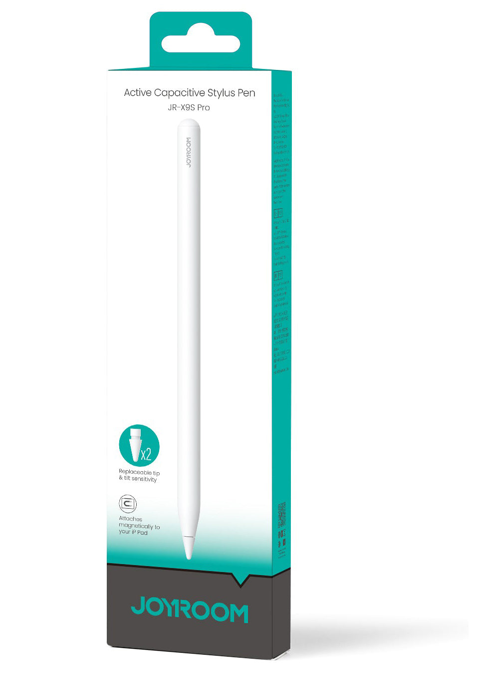Touch Pen Joyroom JR-X9S för Apple iPad, Aktiv version, Vit