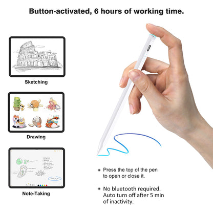 Touch Pen Lito T3, Aktiv Version, Vit