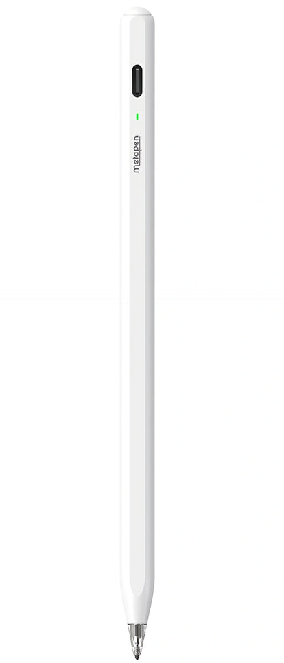 Touch Pen Metapen Air8 Pro för Apple iPad, Aktiv Version, Vit ME-APP172