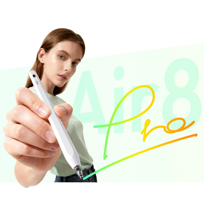 Touch Pen Metapen Air8 Pro för Apple iPad, Aktiv Version, Vit ME-APP172