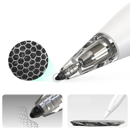 Touch Pen Metapen Air8 Pro för Apple iPad, Aktiv Version, Vit ME-APP172