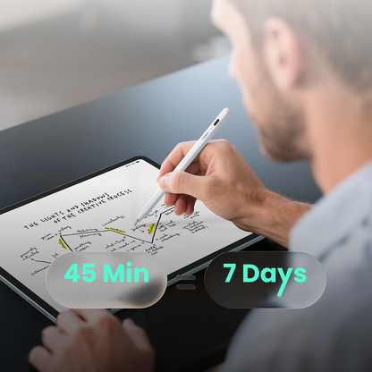 Touch Pen Metapen Air8 Pro för Apple iPad, Aktiv Version, Vit ME-APP172