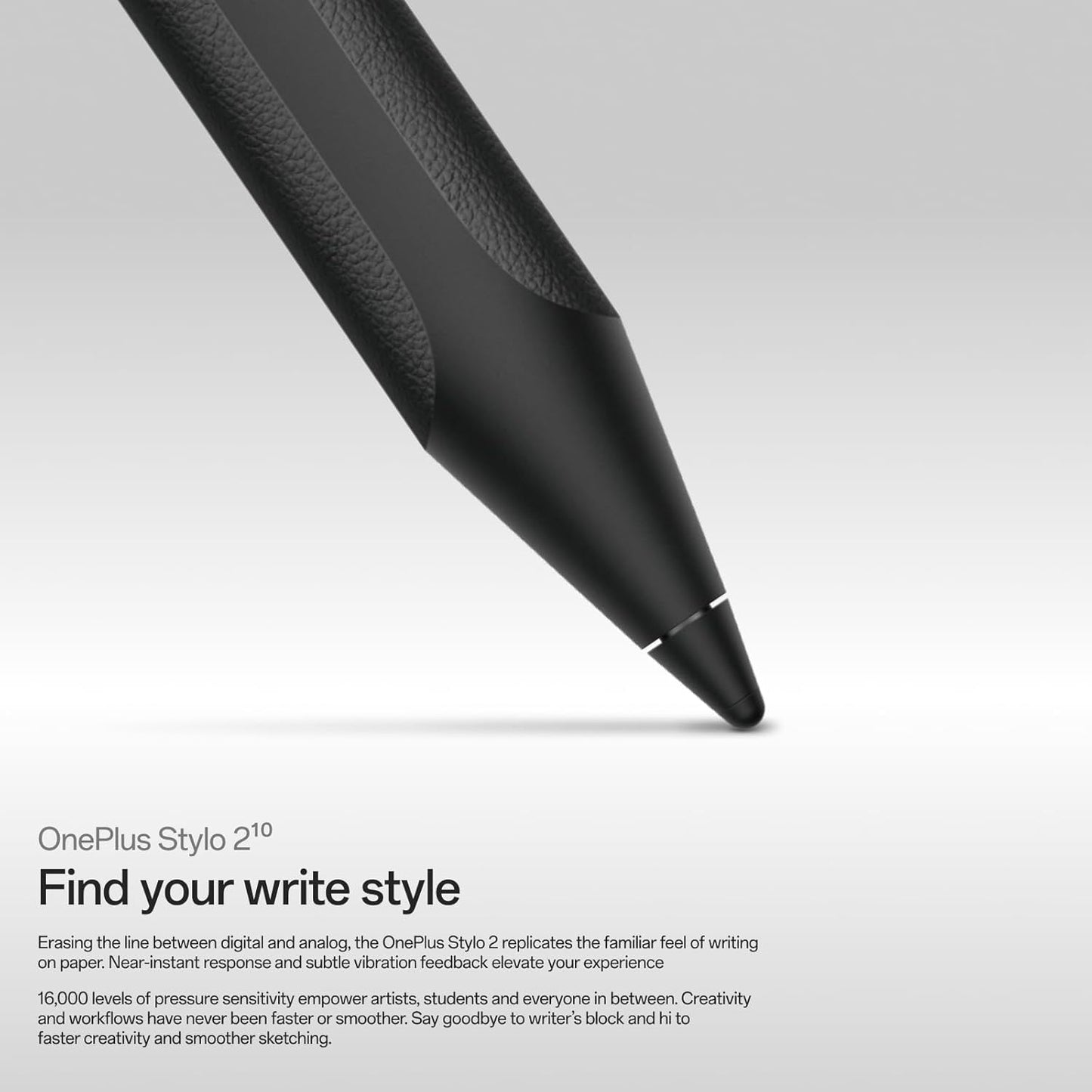 Touch Pen Stylo 2 för OnePlus Pad 3 / Pad 2 / Pad, Svart 5511100086