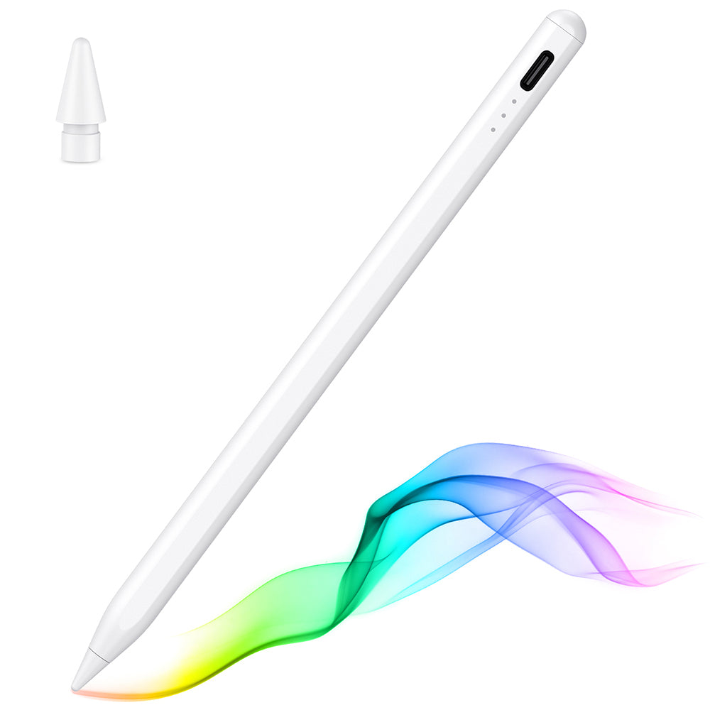 Touch Pen Techsuit JA04 för Apple iPad, Aktiv Version, Vit
