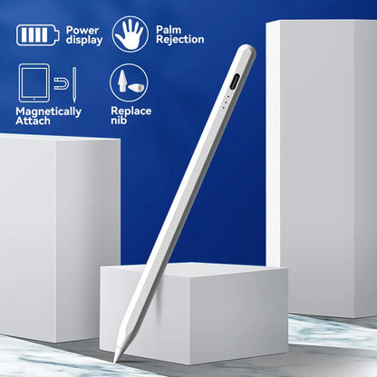 Touch Pen Techsuit JA04 för Apple iPad, Aktiv Version, Vit