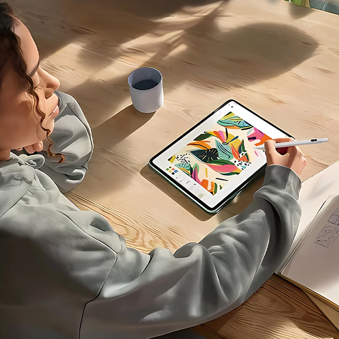 Touch Pen WZK W2268YAS för Apple iPad, Aktiv version, Vit