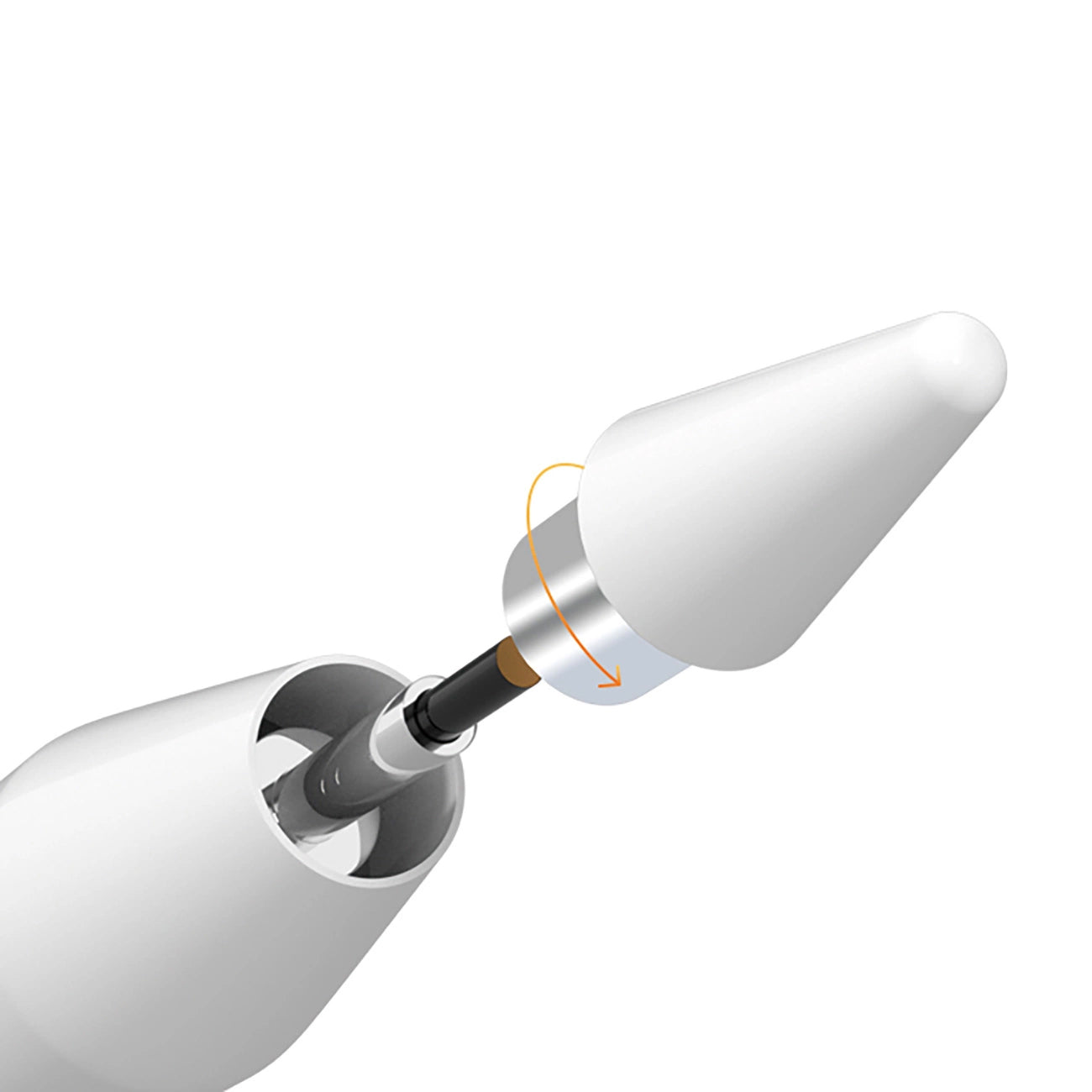 Touch Pen WZK W2268YAS för Apple iPad, Aktiv version, Vit