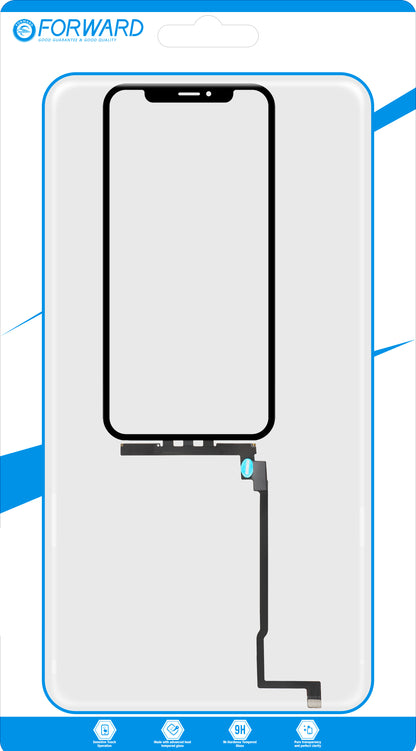 Touchscreen Forward Guard OCA för Apple iPhone 11 Pro Max, IC-version, Svart
