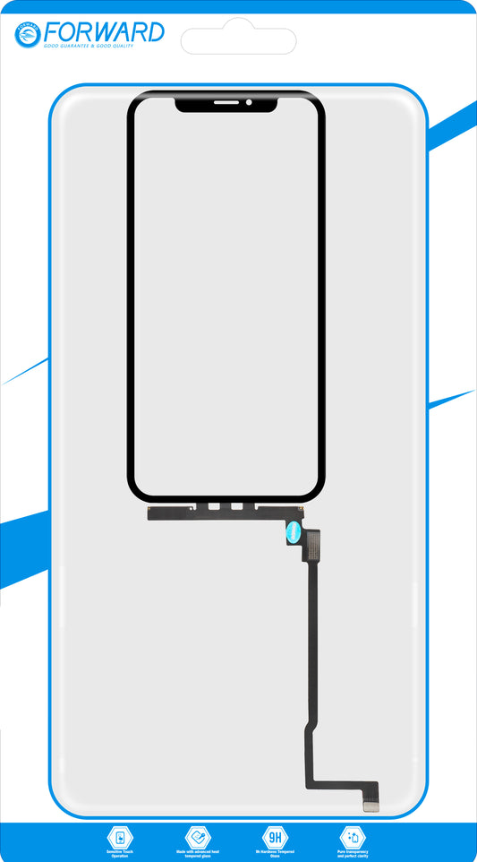 Touchscreen Forward Guard OCA för Apple iPhone 11 Pro, Svart