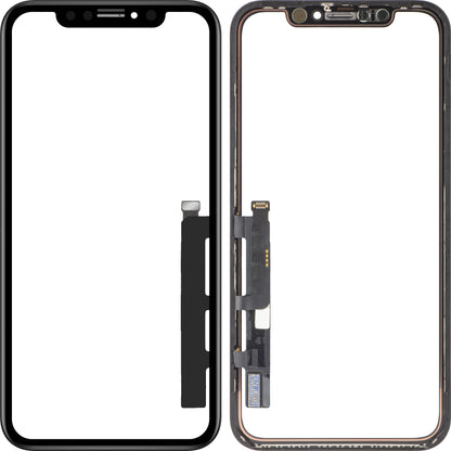 Touchscreen Forward Guard OCA för Apple iPhone XR, IC-version, Svart