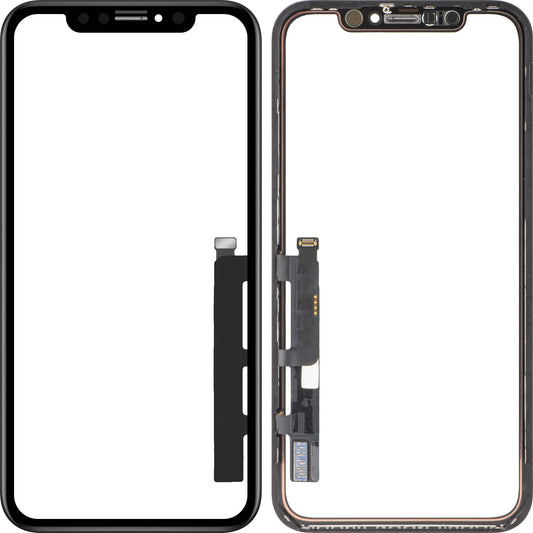 Touchscreen Forward Guard OCA för Apple iPhone XR, IC-version, Svart
