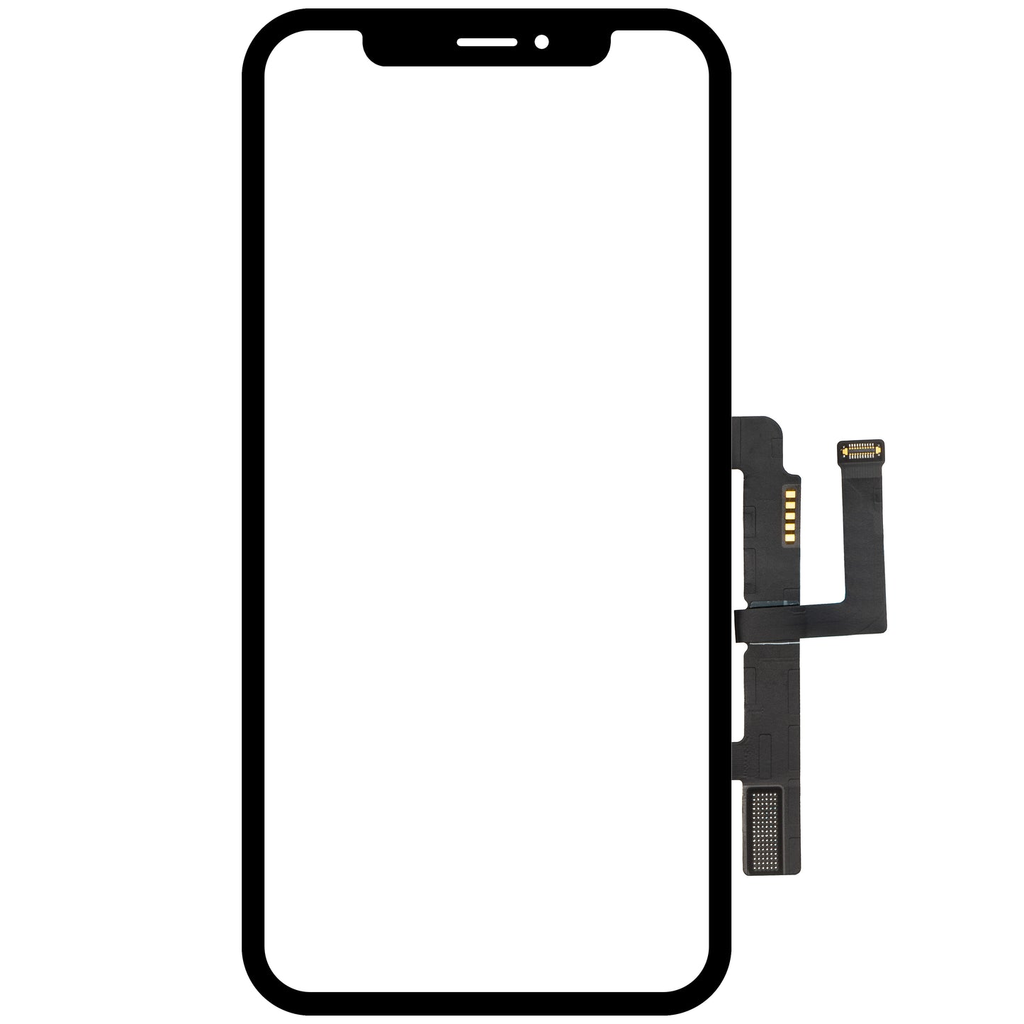 Touchscreen Forward Guard OCA för Apple iPhone 11, Svart