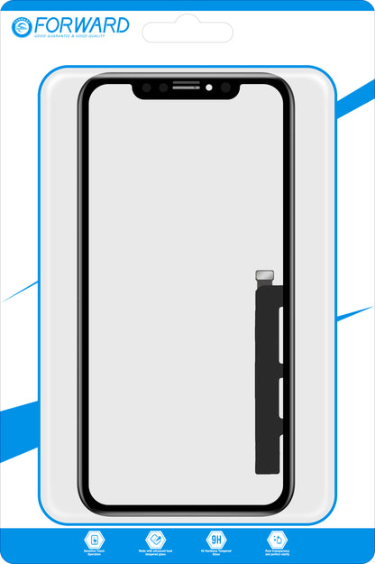 Touchscreen Forward Guard OCA för Apple iPhone XR, IC-version, Svart