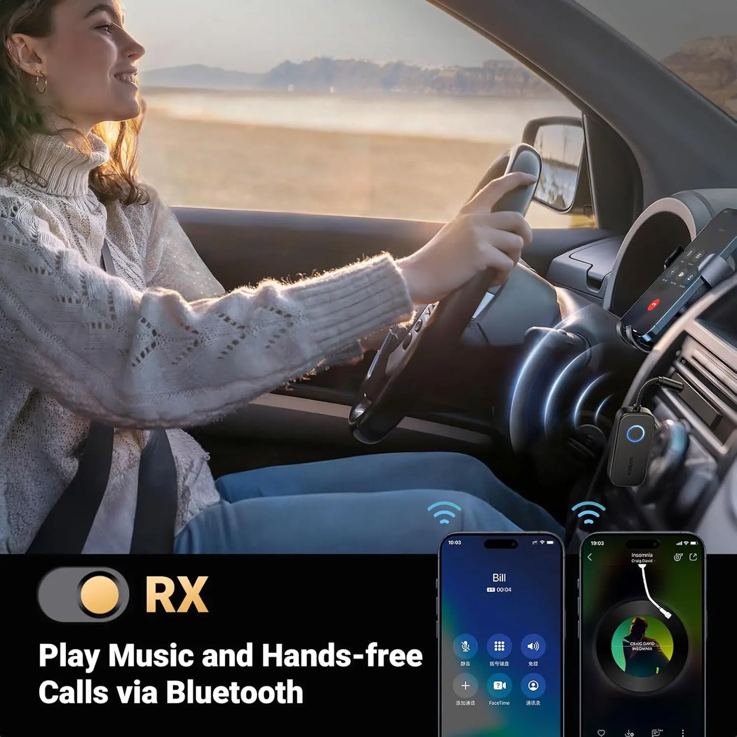Sändare / Mottagare Bluetooth UGREEN CM672