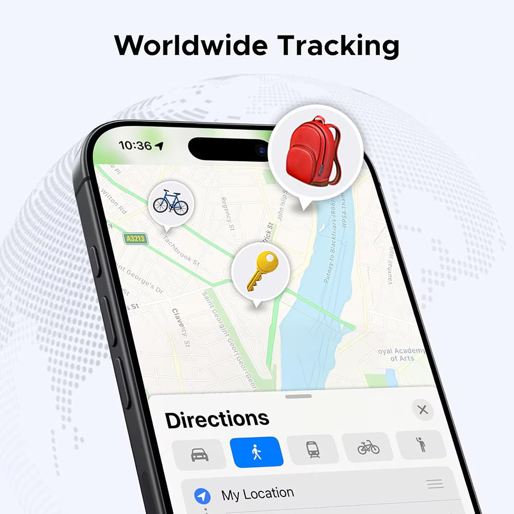 UGREEN SmartTag CM816 (45297) för iOS-serien, Grå