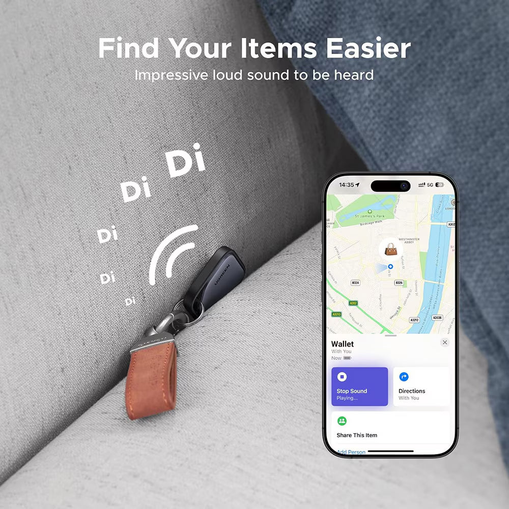 UGREEN SmartTag CM816 (45297) för iOS-serien, Grå