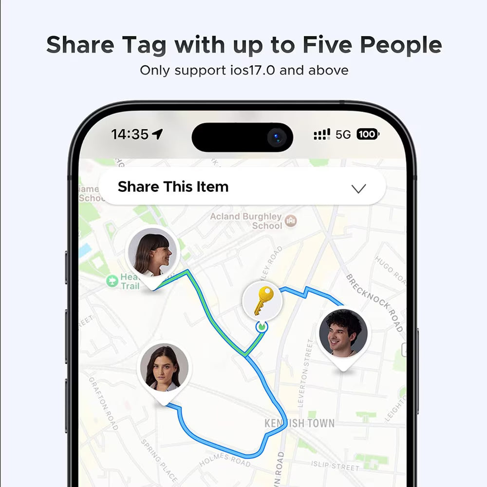 UGREEN SmartTag CM816 (45297) för iOS-serien, Grå