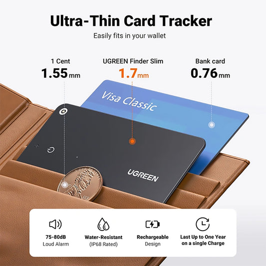 UGREEN SmartTag CM817 för iOS-serien, Svart