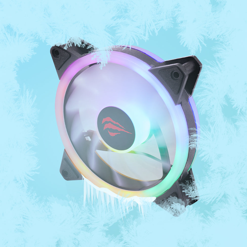 Fläkt HAVIT F2089, 1200RPM, 35dB, 1.32W, Svart