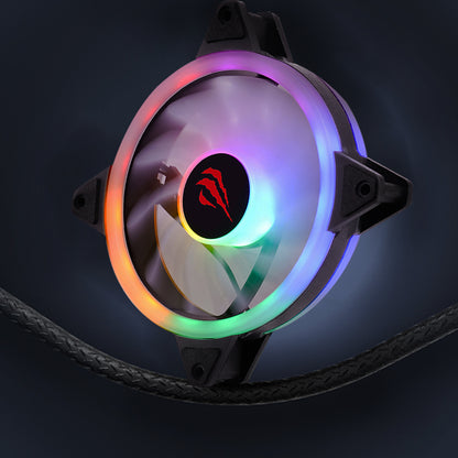 Fläkt HAVIT F2089, 1200RPM, 35dB, 1.32W, Svart