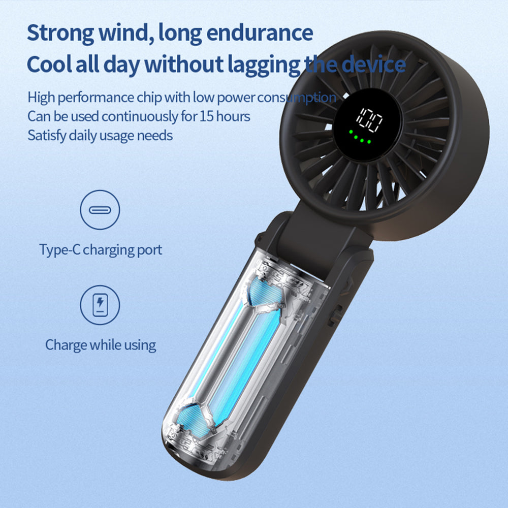 Bärbar fläkt Techsuit A10, Vit