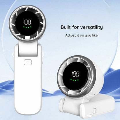 Bärbar fläkt Techsuit A9, vit