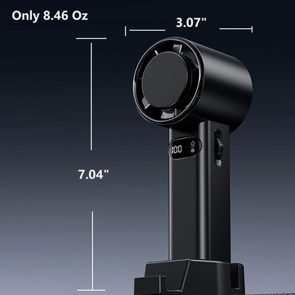 Bärbar fläkt Techsuit F83, grå