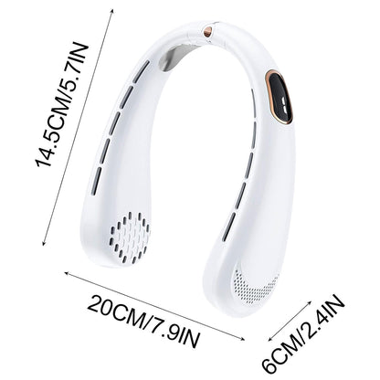 Bärbar fläkt Techsuit H6, vit