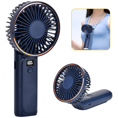 Bärbar fläkt Techsuit M12, blå
