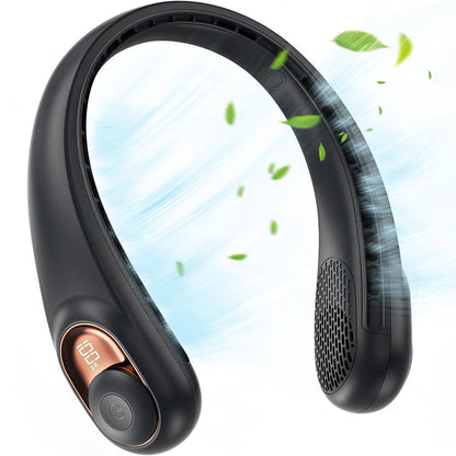 Bärbar fläkt Techsuit S9, svart