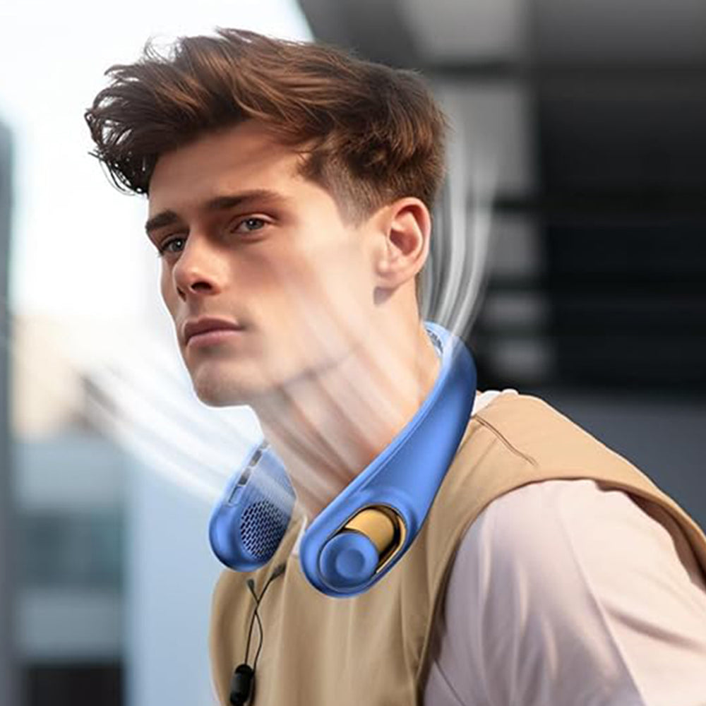 Bärbar fläkt Techsuit S9, Blå