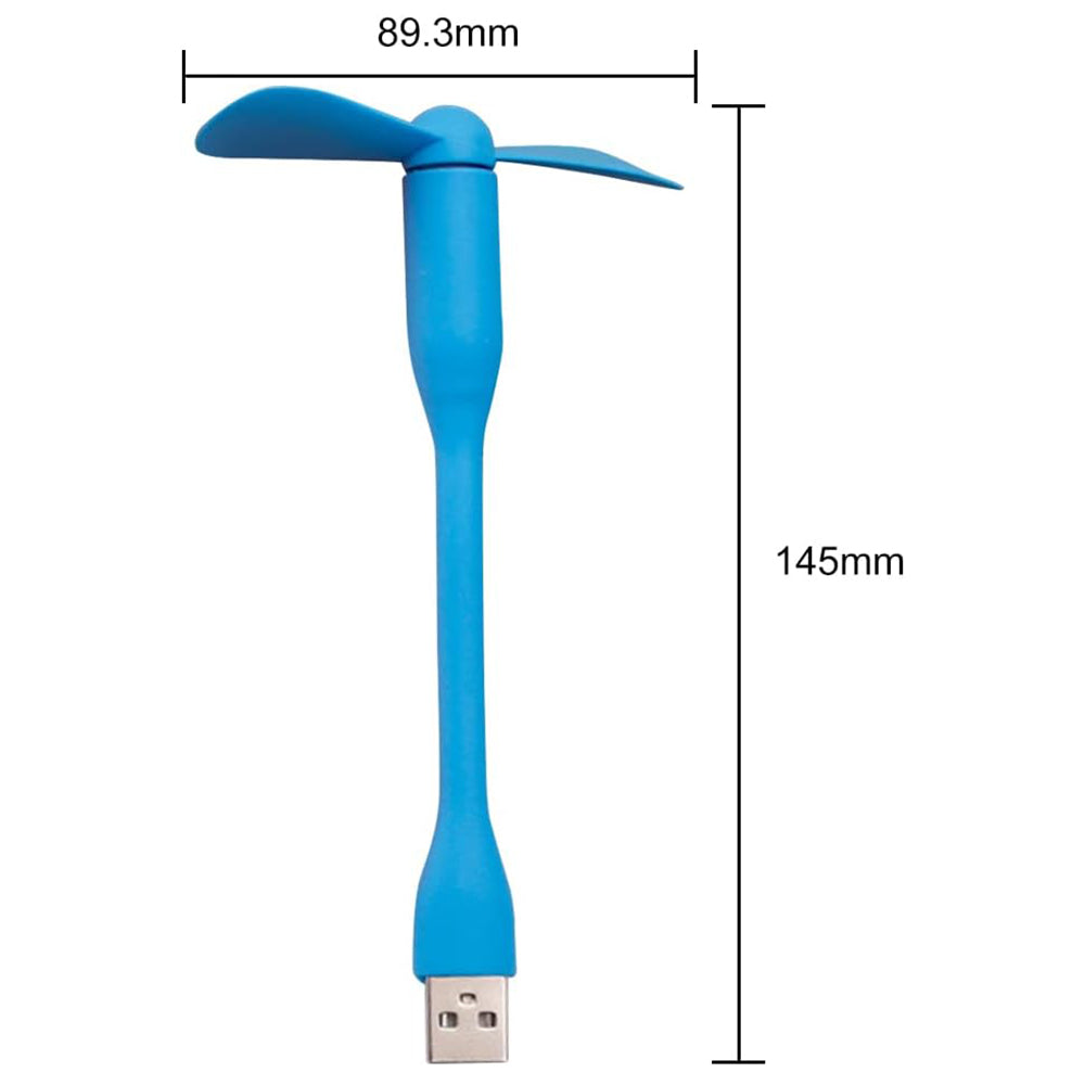 USB-fläkt Techsuit TUF1, Blå