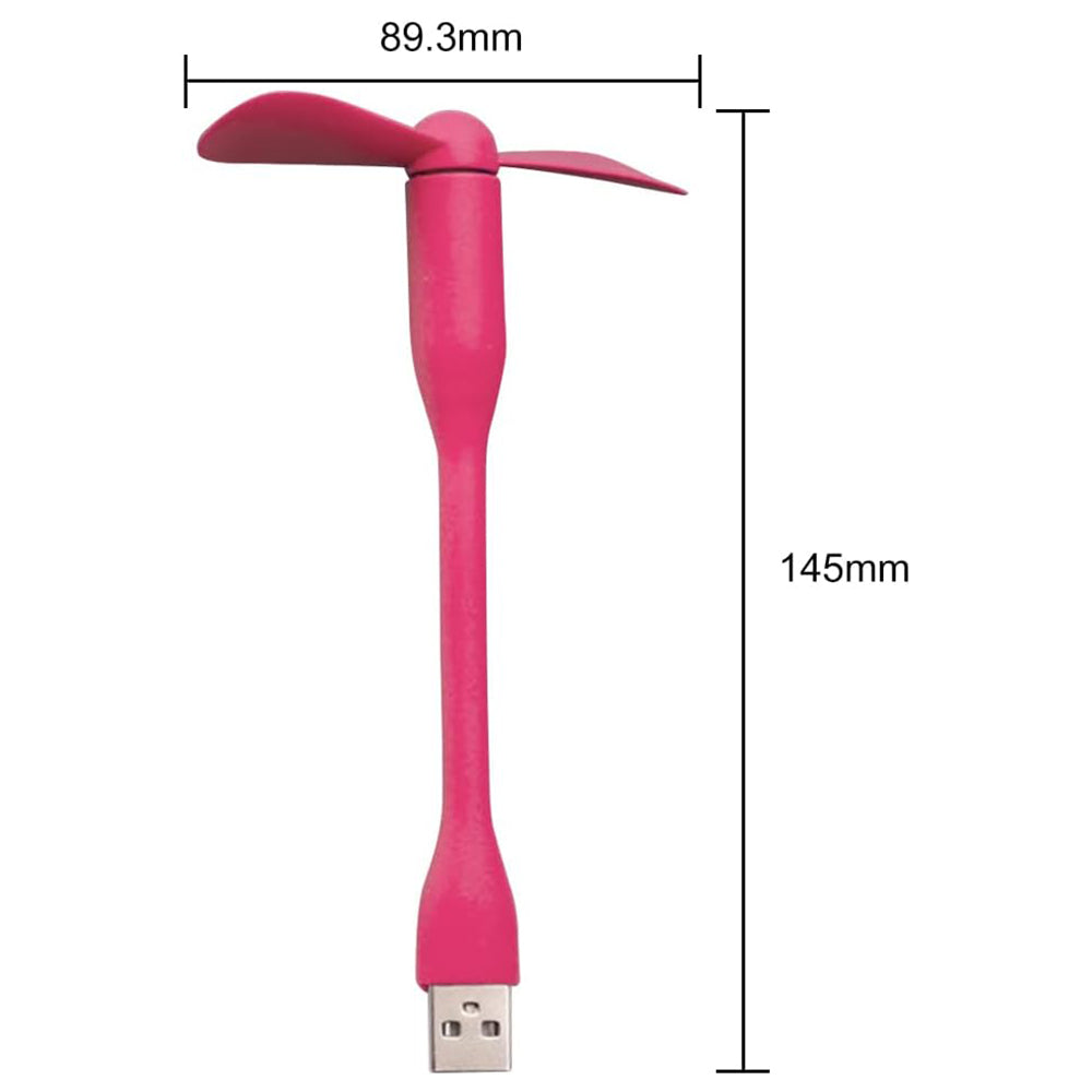 USB-fläkt Techsuit TUF1, Rosa