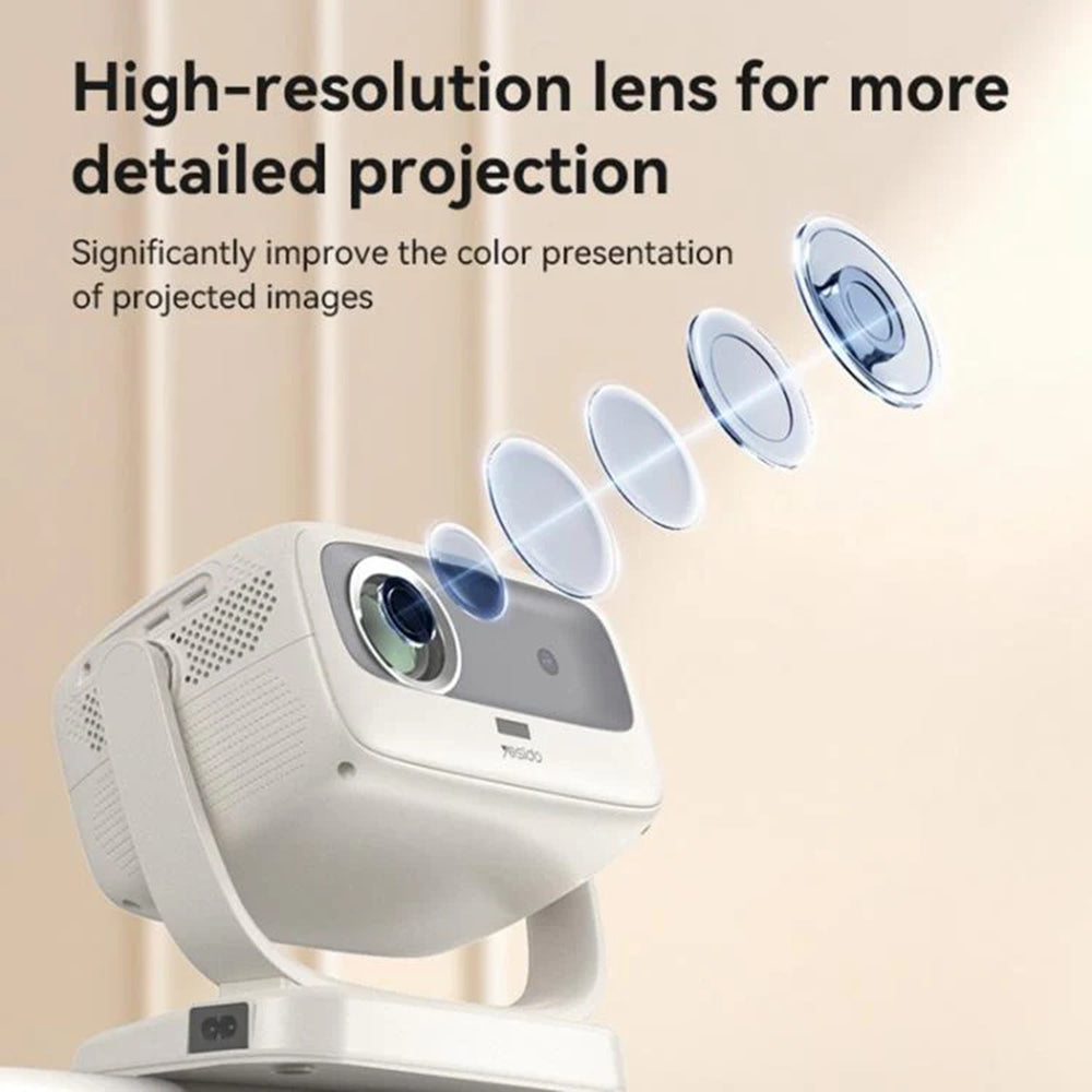 Projektor Yesido TV13, 720P, 190ANSI, Android 9.0, Vit