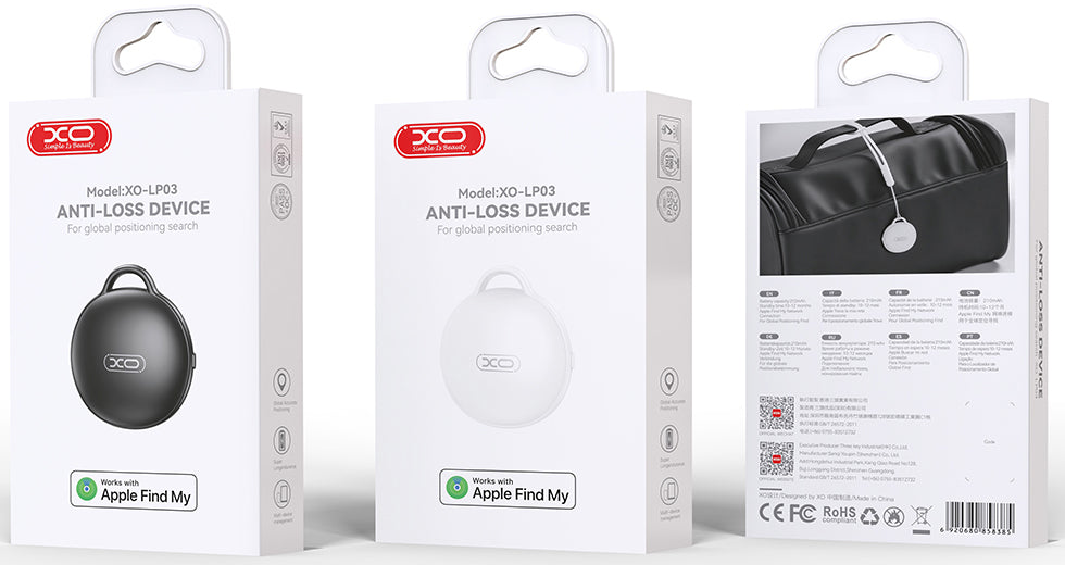 XO Design SmartTag LP03 för iOS-serien, Vit